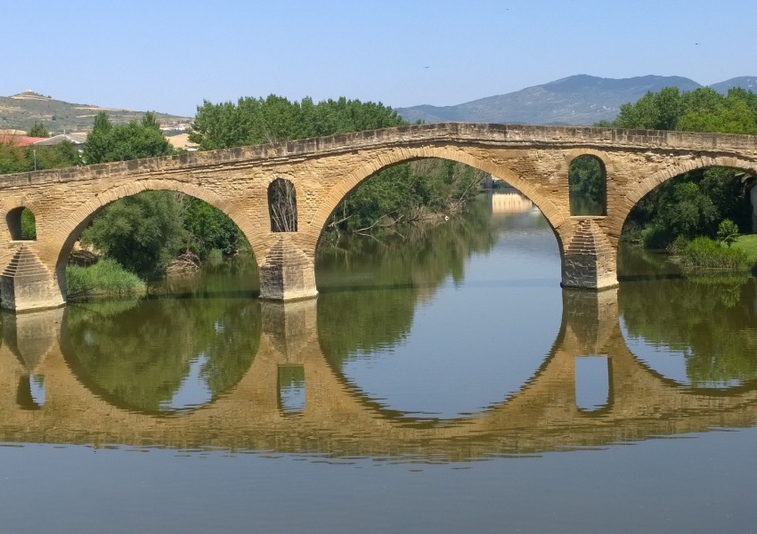 Der virtuelle Jakobsweg von Zubiri nach Logroño