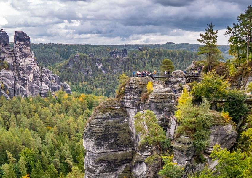 Felslandschaft der Sächsischen Schweiz