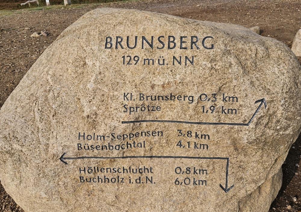 Wegweiser am Brunsberg